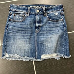 American Eagle Denim Skirt Size 8